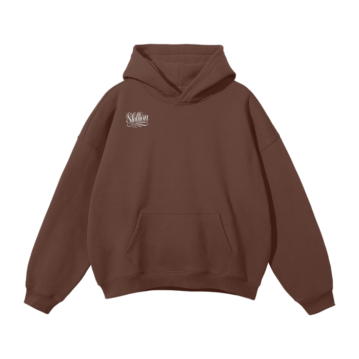 Streetwear Unisex Oversized Solid Color Fleece Hoodie