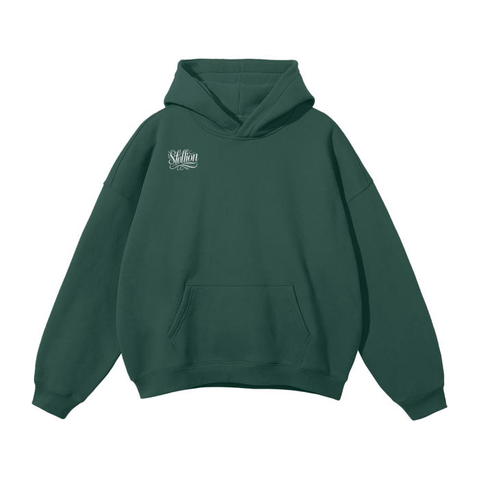 Streetwear Unisex Oversized Solid Color Fleece Hoodie