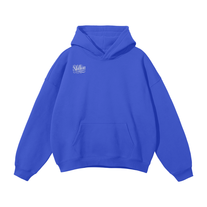 Streetwear Unisex Oversized Solid Color Fleece Hoodie