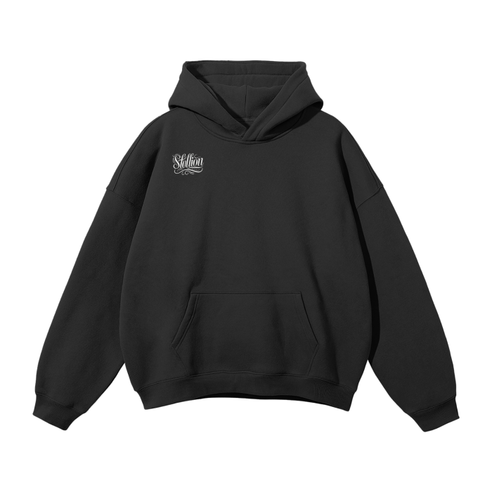Streetwear Unisex Oversized Solid Color Fleece Hoodie