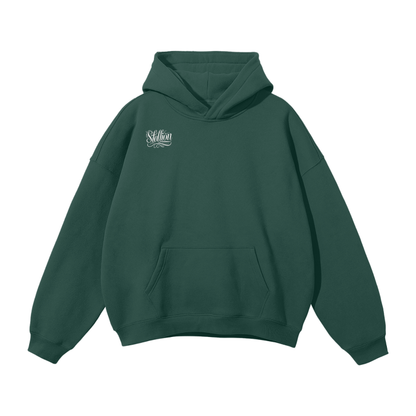 Streetwear Unisex Oversized Solid Color Fleece Hoodie